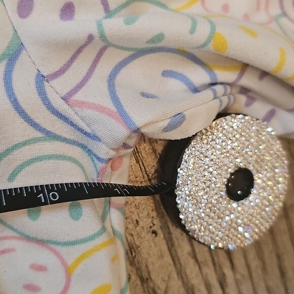 Colorful Smiley Face Hoodie Size 4 - Picture 6 of 9